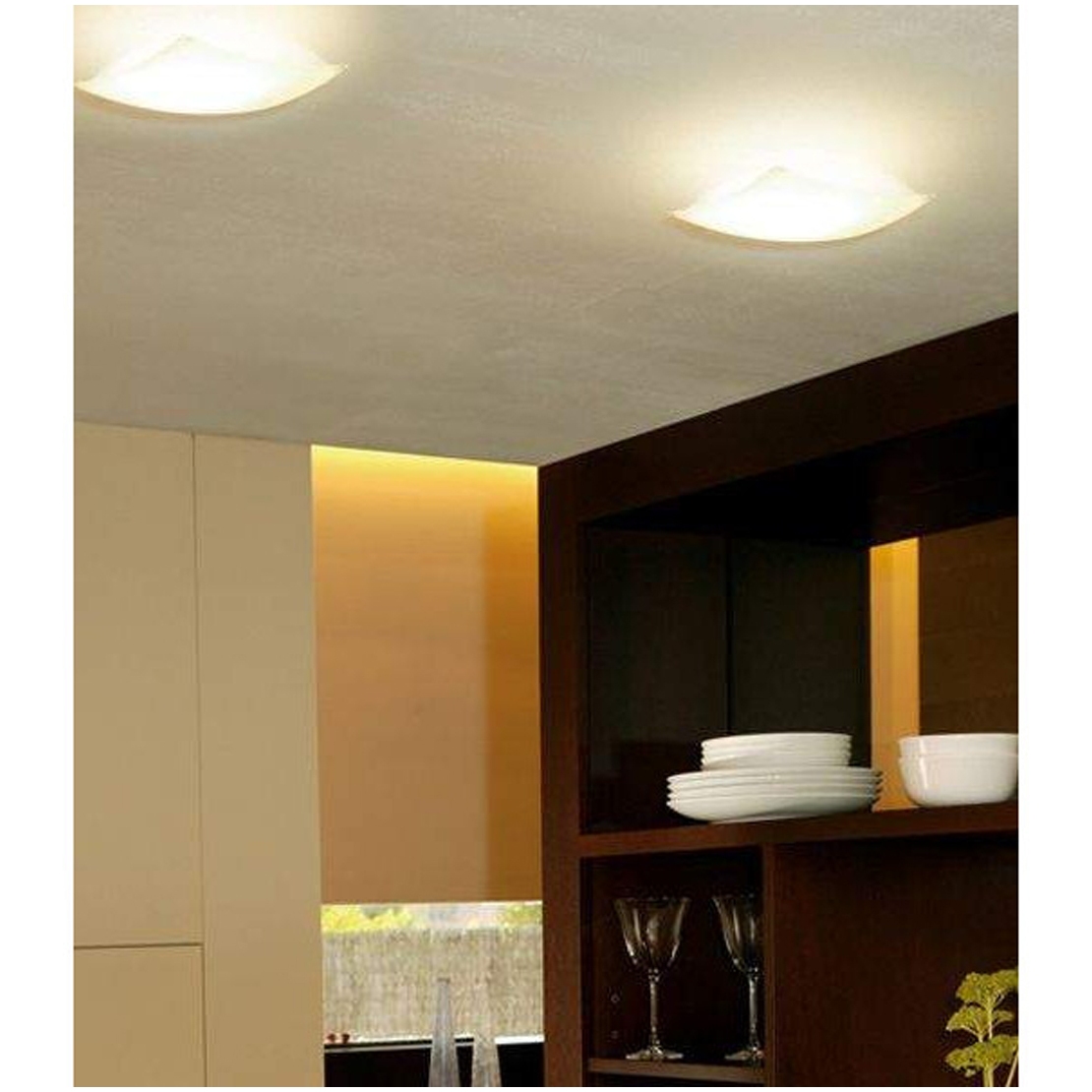 Quadra lampada da soffitto