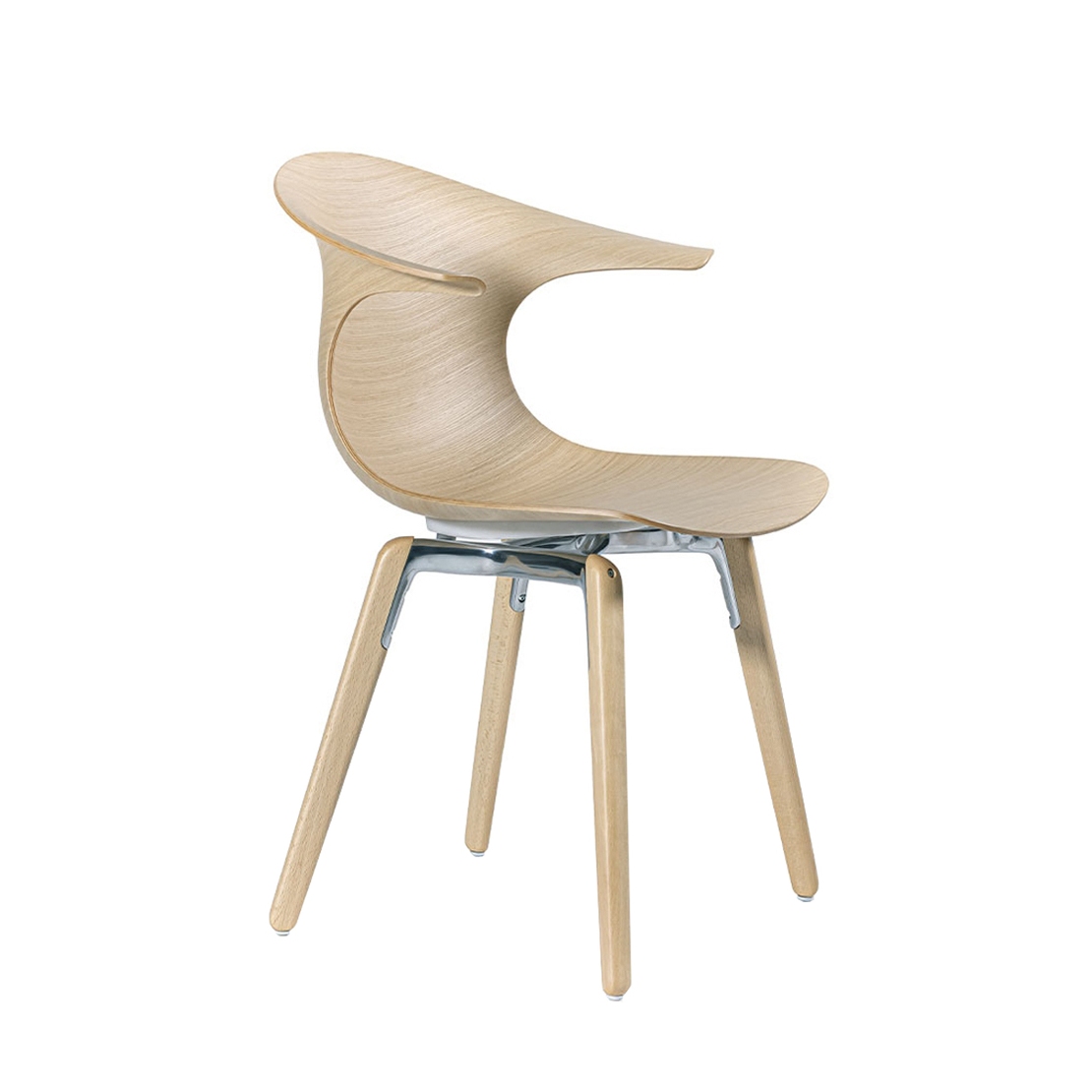 INFINITI LOOP 3D WOOD WOODEN LEGS CHAIR